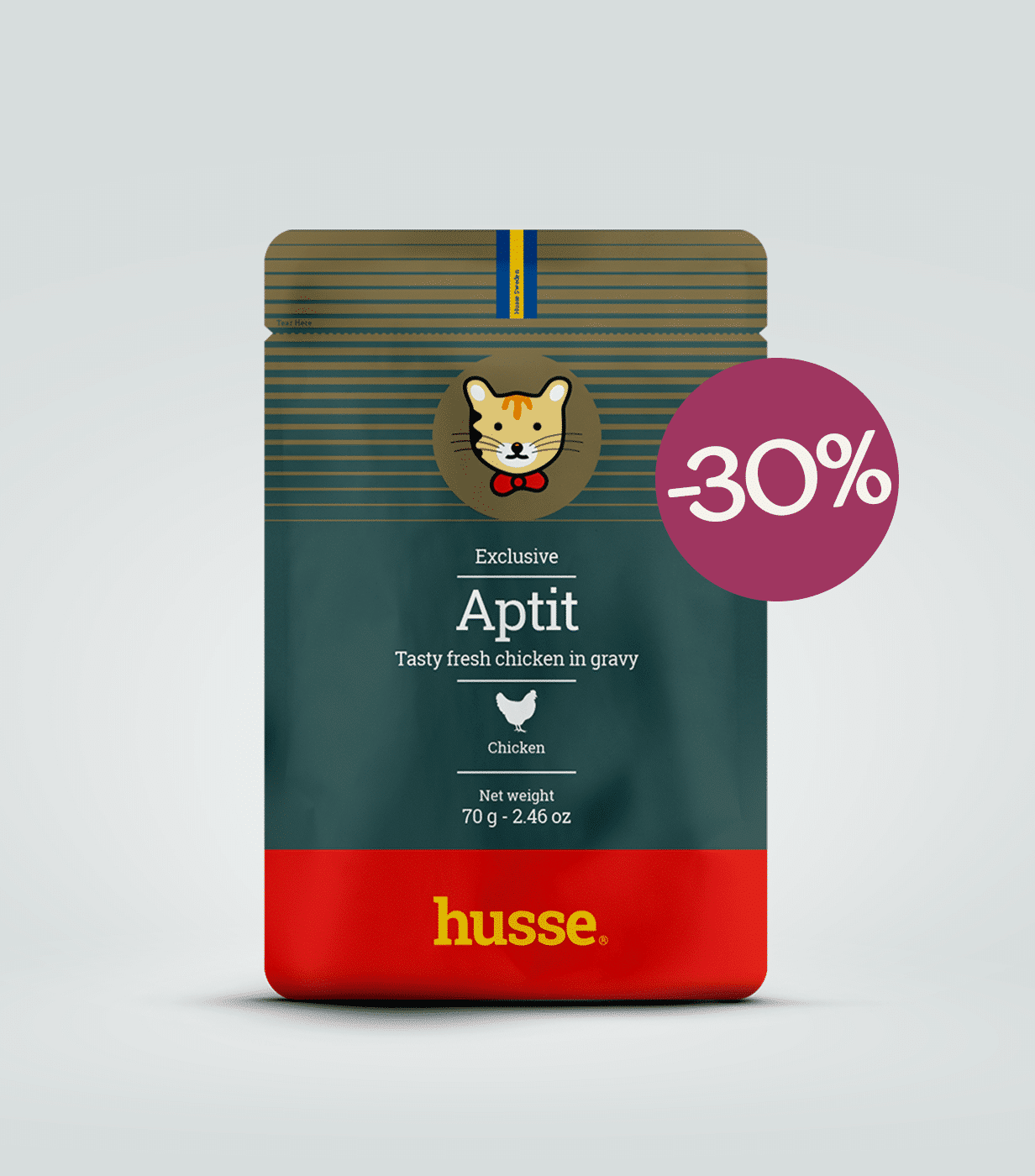 Filets de poulet en sauce pour chat | Aptit Chicken