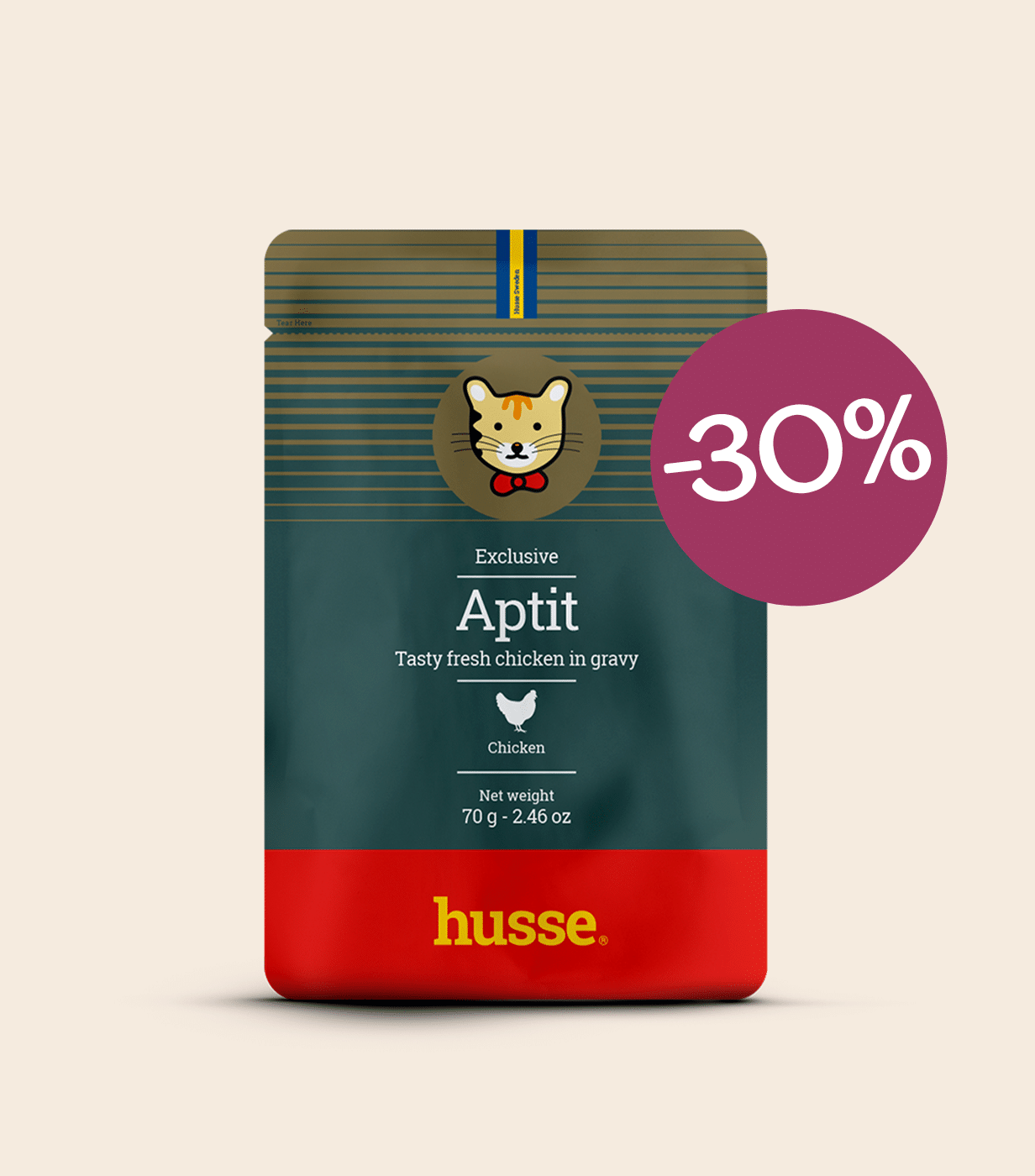 Filets de poulet en sauce pour chat | Aptit Chicken