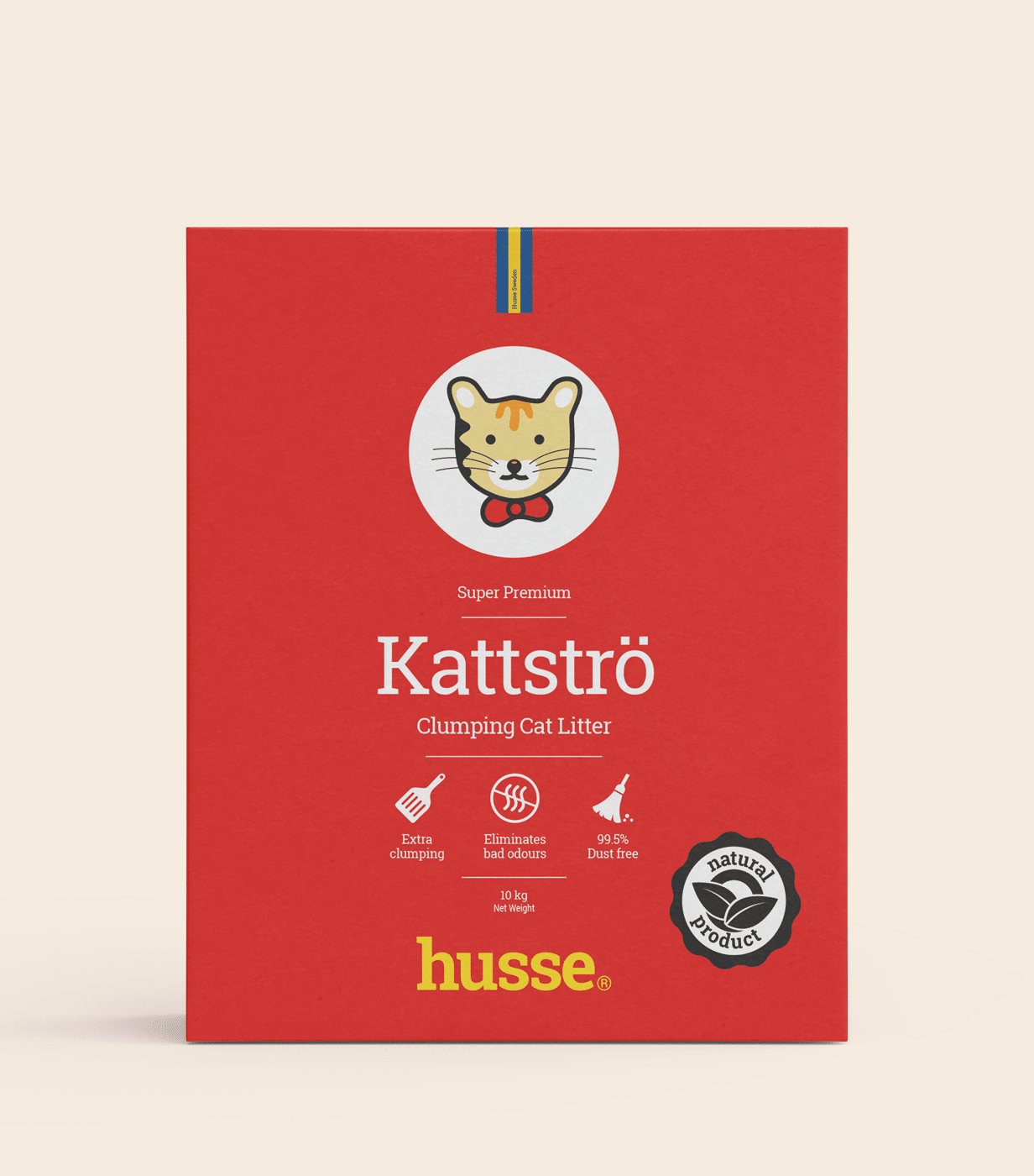 Litière agglomérante pour chat | Kattströ Red 10 L