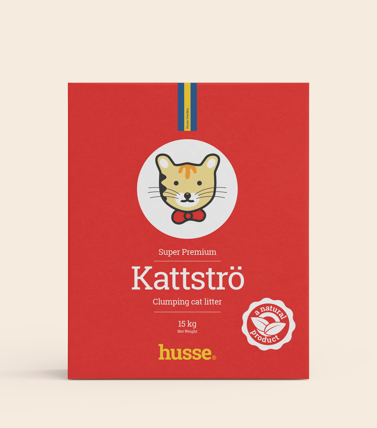 Litière agglomérante pour chat | Kattströ Red 15 kg