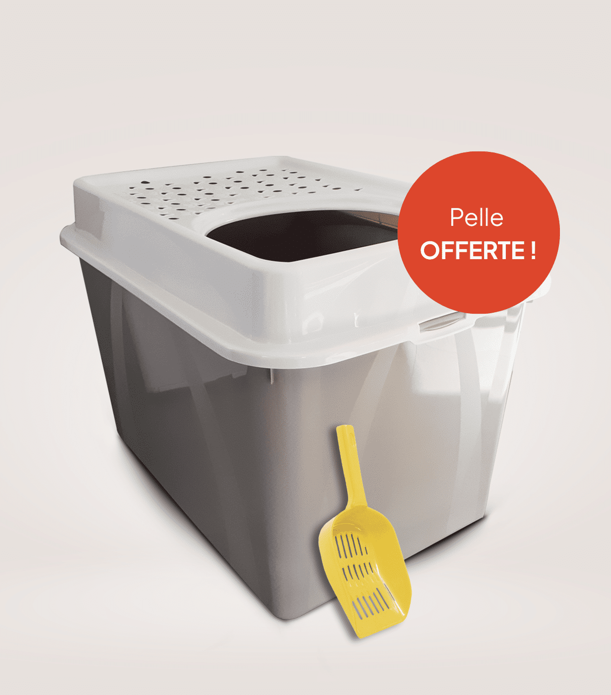 Maison de toilette avec entrée par le haut