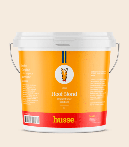 Seau d'onguent pour sabots Hoof Blond Husse