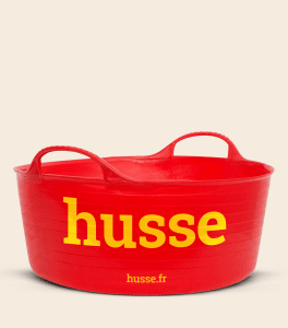 Bac rouge Husse avec poignées