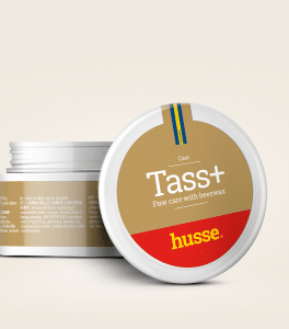 Crème de soin pour pattes Tass+ à la cire d'abeille.