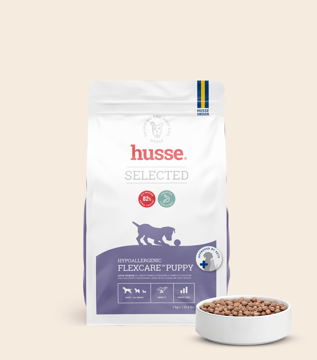 Croquettes soutien des articulations chiot | Hypoallergenic Flexcare™ Puppy