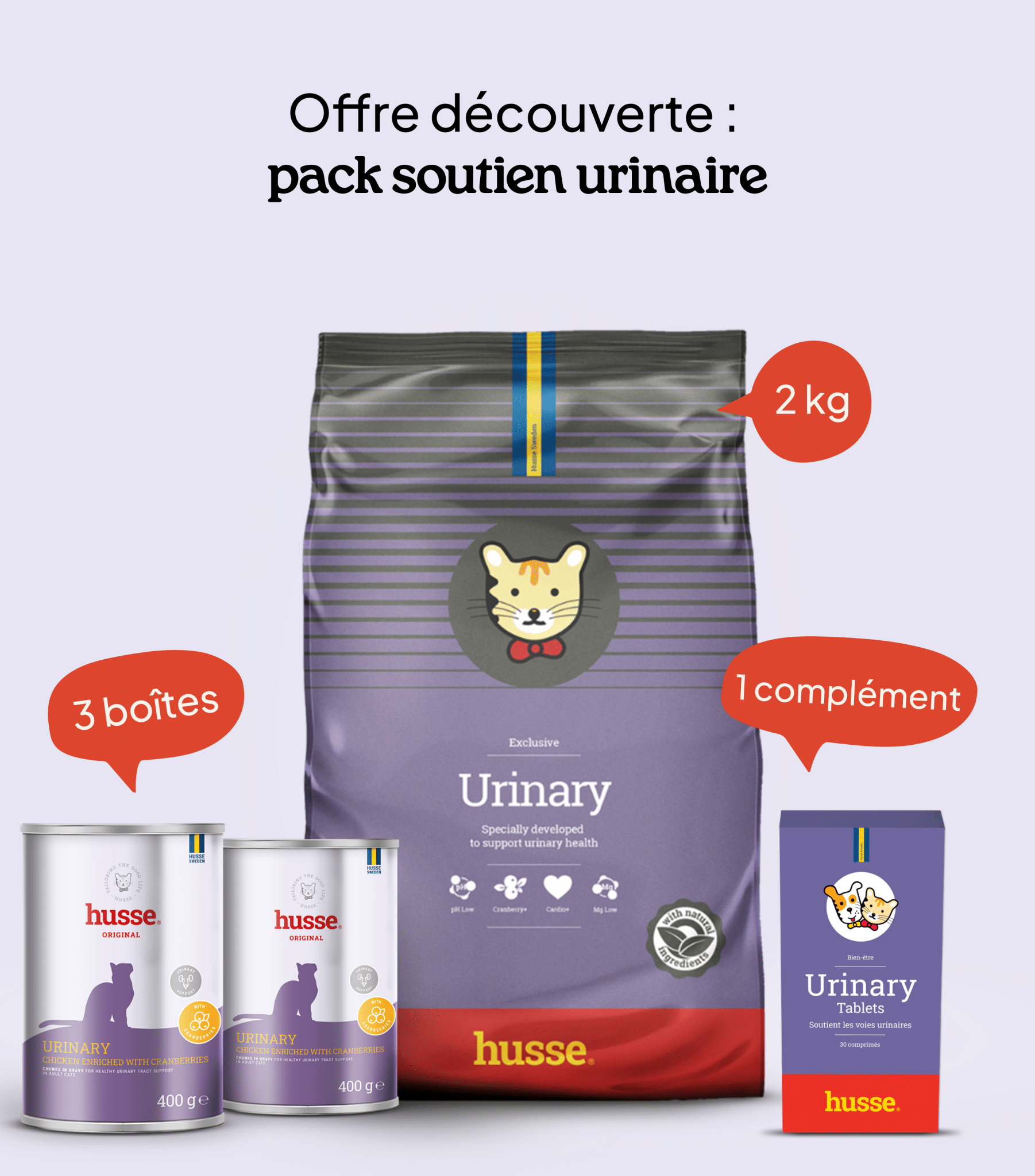 Pack soutien urinaire