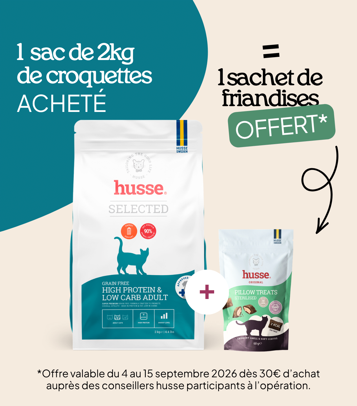 Croquettes sans céréales pour chat | Grain free high protein low carb adult
