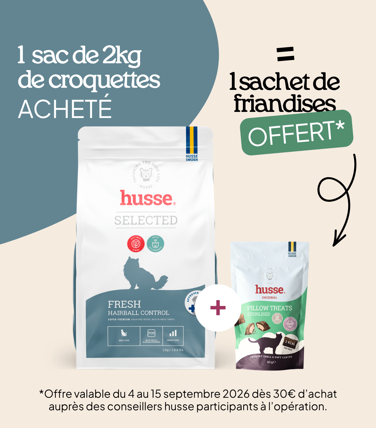 Croquettes pour chats anti-boules de poils | Fresh Hairball Control