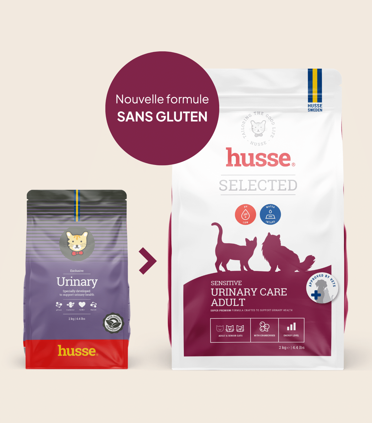 Croquettes urinary pour chat | Sensitive urinary care adult