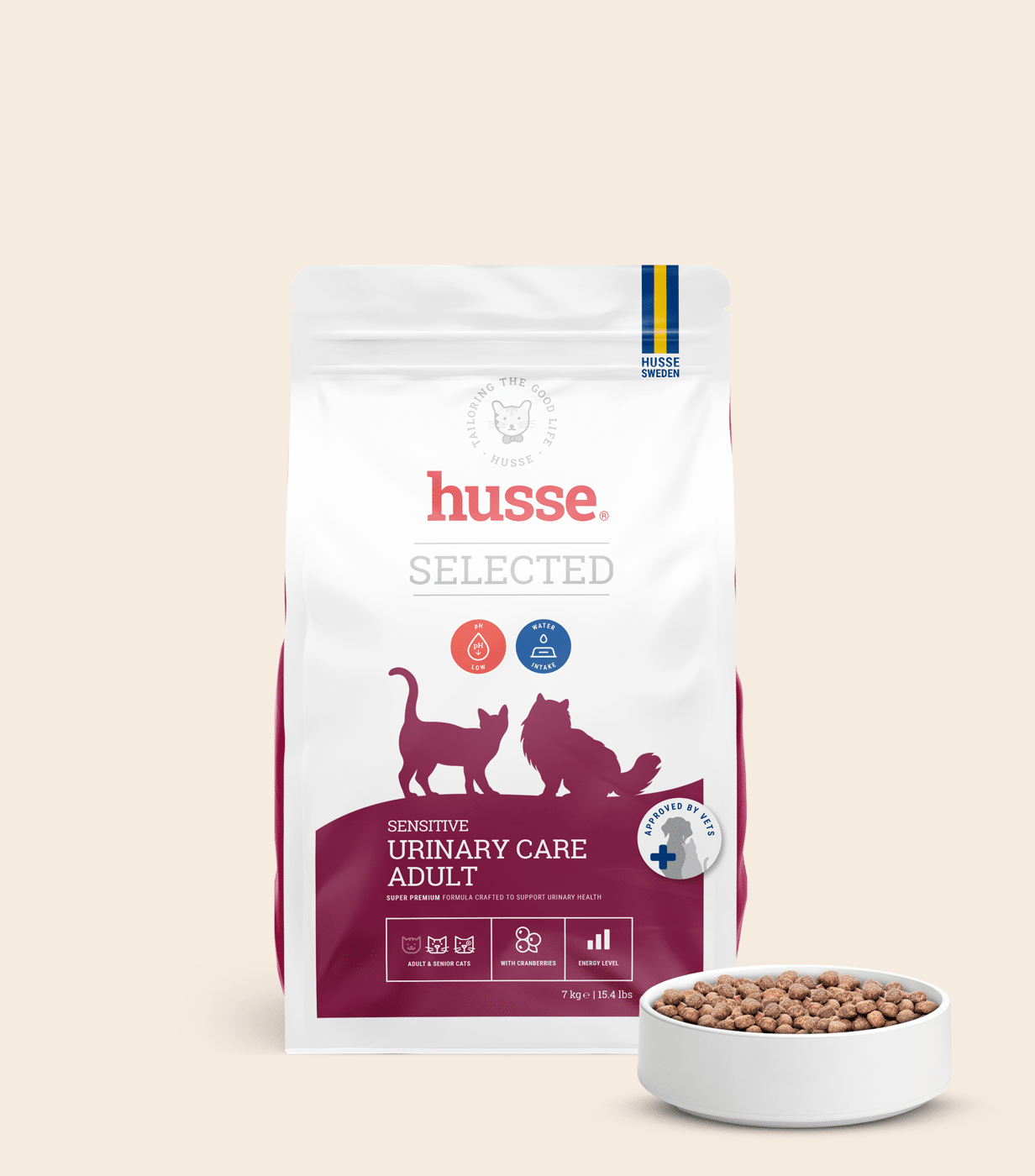 Croquettes urinary pour chat | Sensitive urinary care adult