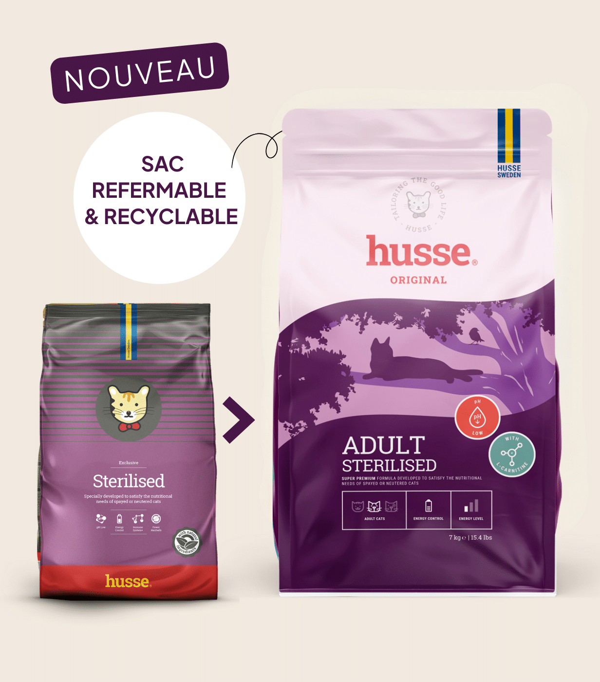 Croquettes pour chat stérilisé | Adult Sterilised