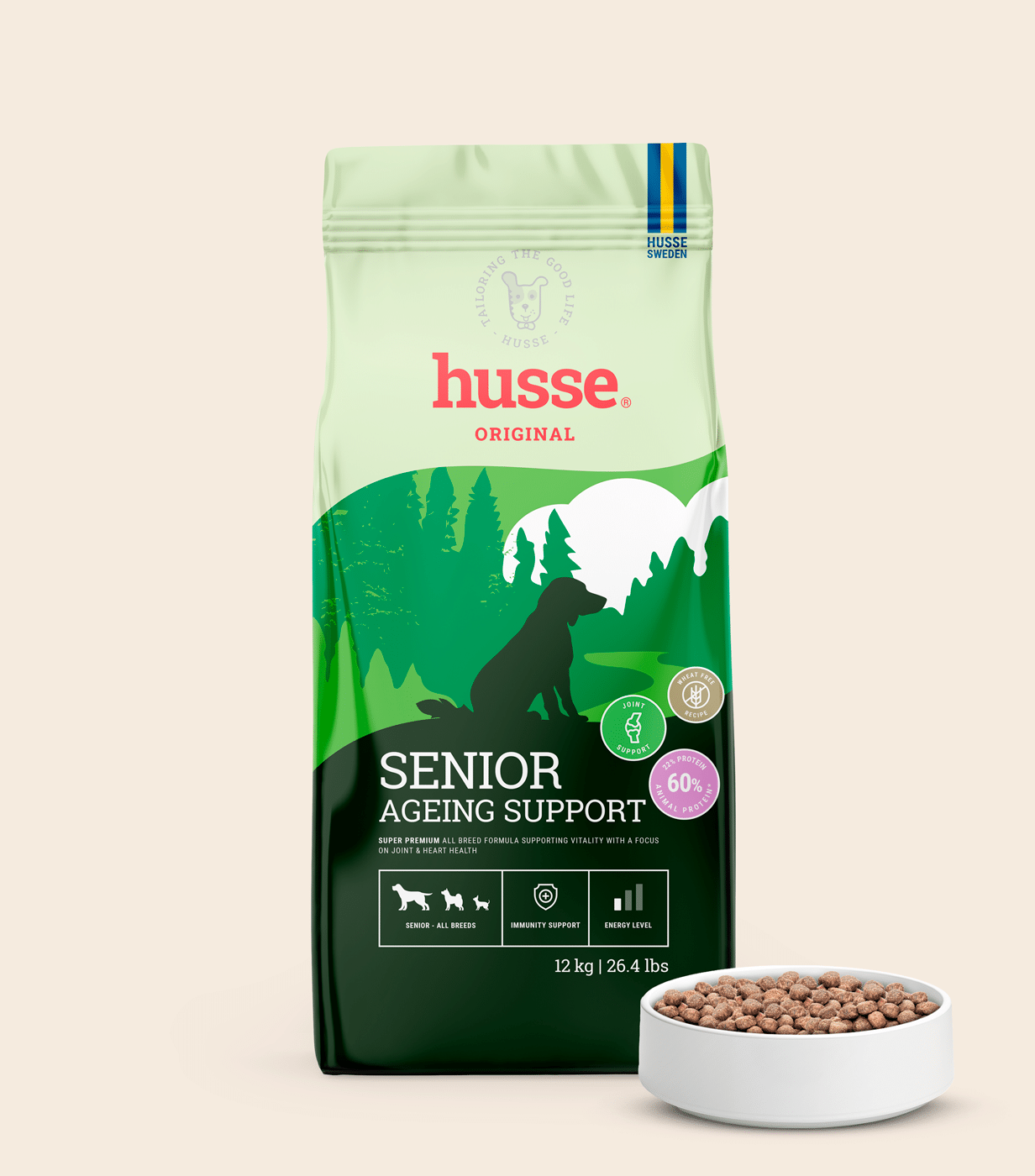 Croquettes pour chien âgé | Senior Ageing support