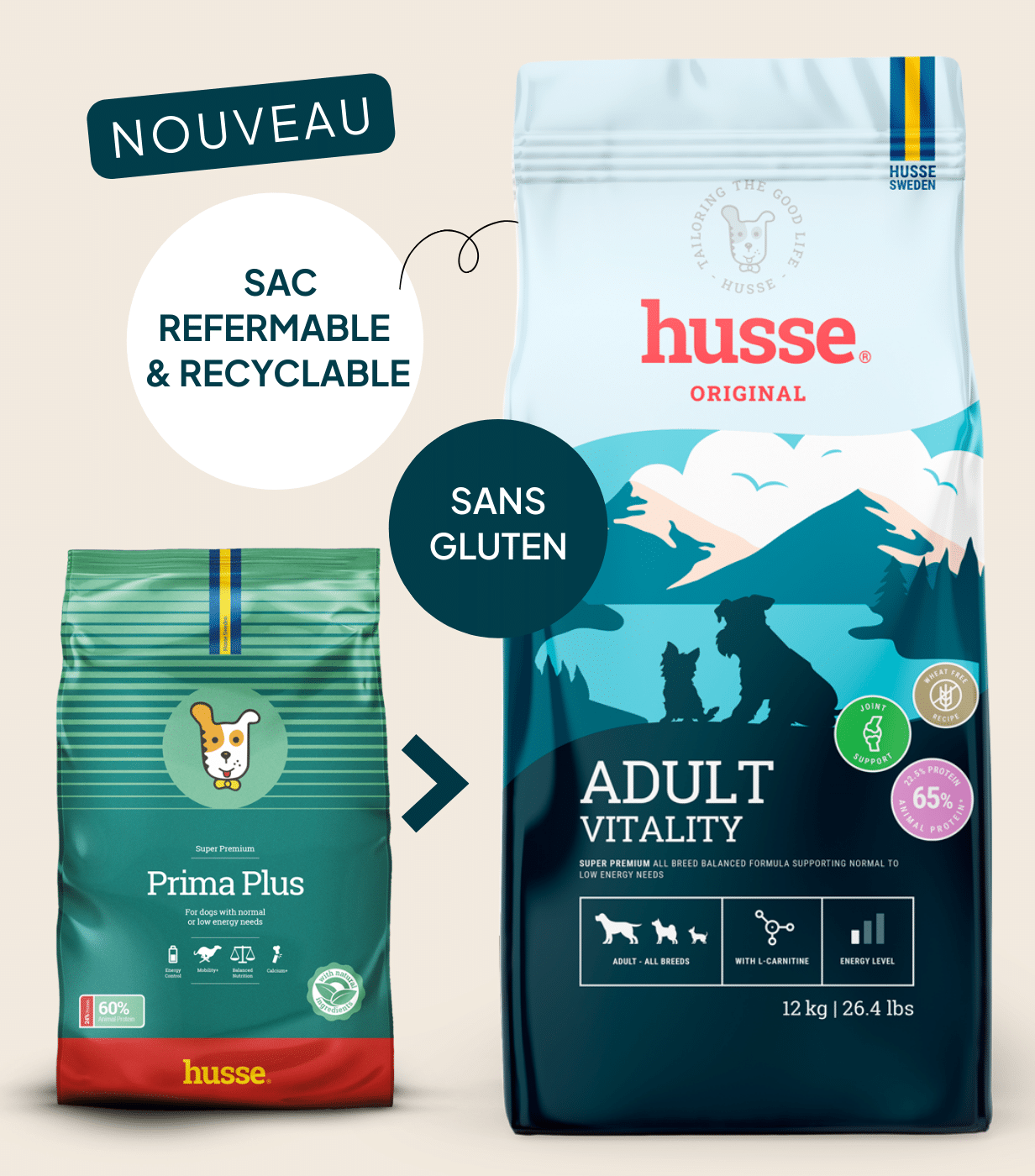 Croquettes pour chien à activité normale | Adult Vitality