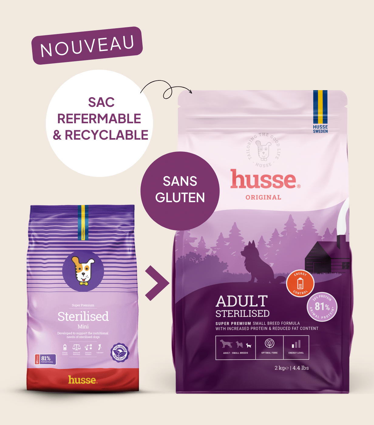 Croquettes pour petit chien stérilisé | Adult Sterilised Small Breeds