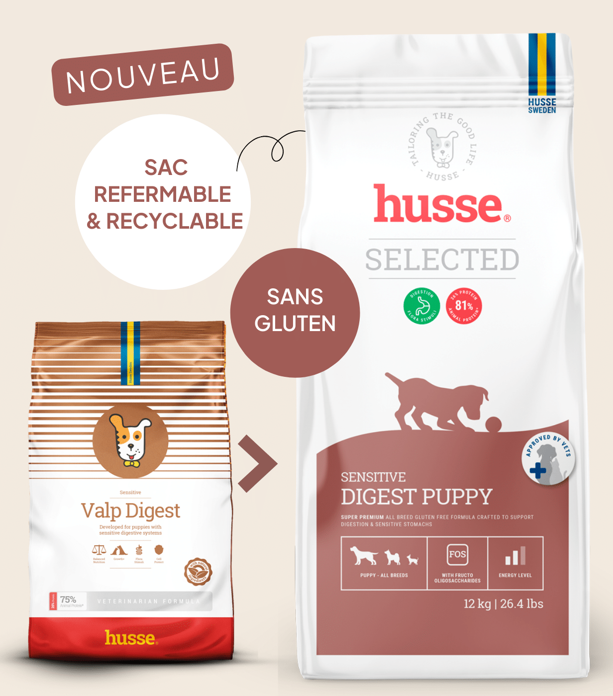 Croquettes hypoallergéniques pour chiot à Digestion Sensible | Sensitive Digest Puppy=Valp Digest